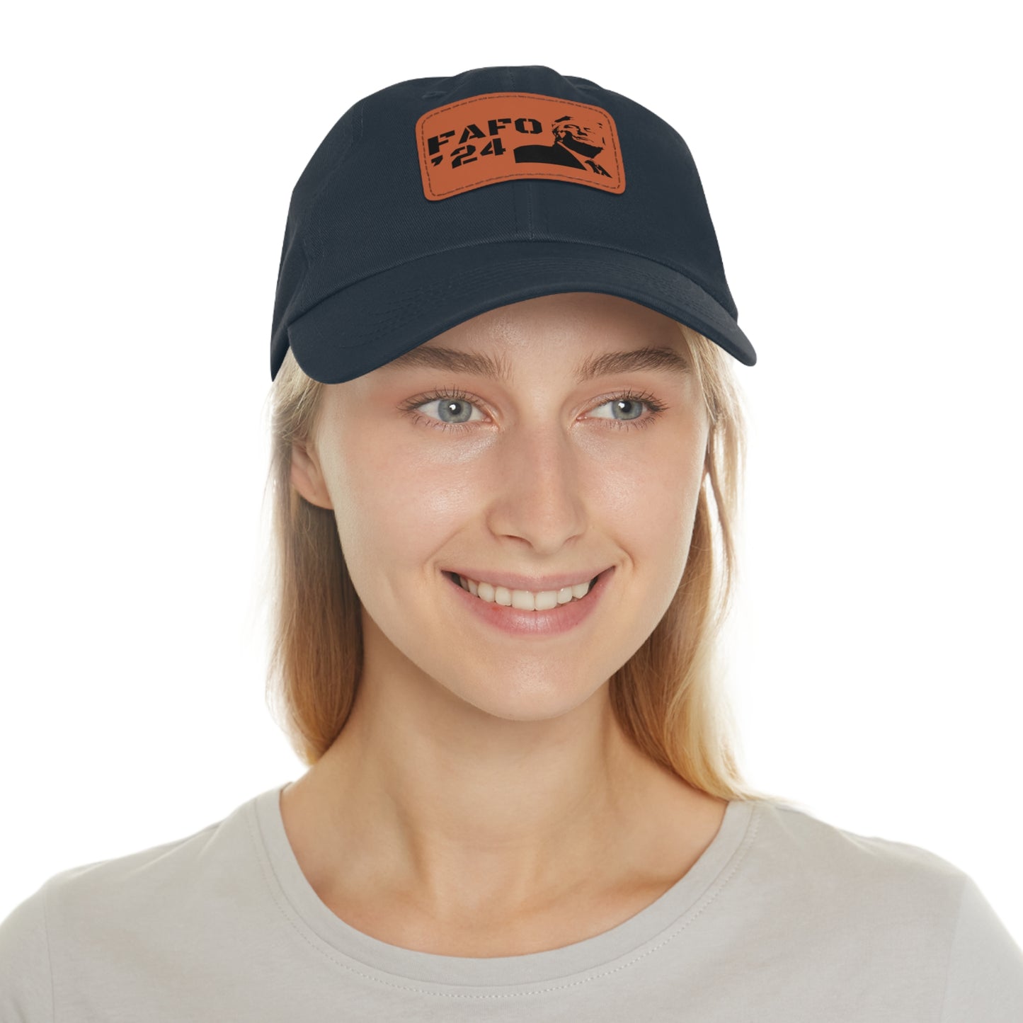 FAFO ‘24 TRUMP Leather Patch Hat