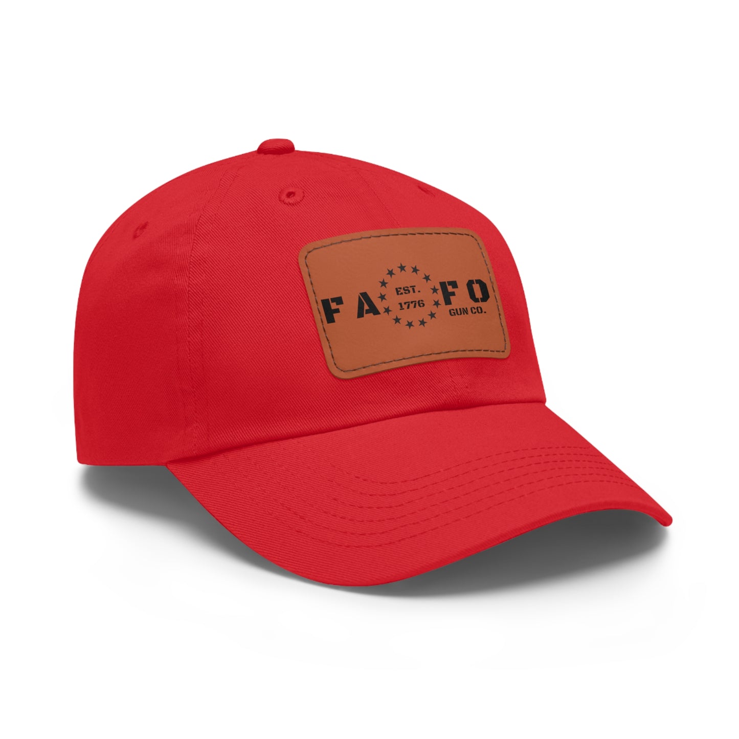 FAFO Gun Co. Logo Leather Patch Hat