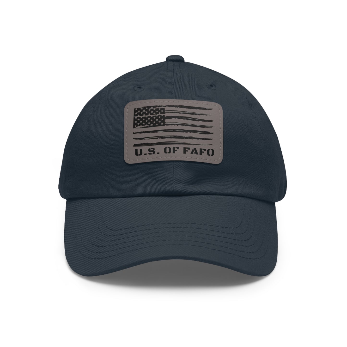 “THE UNITED STATES OF FAFO” Leather Patch Hat