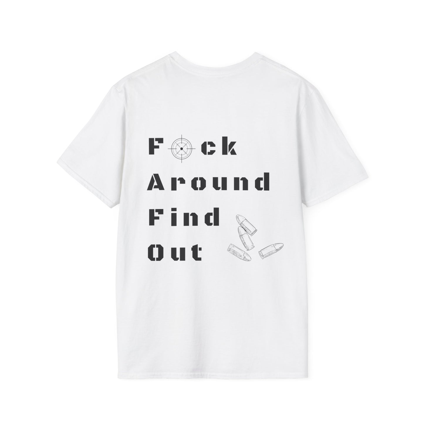 Unisex FAFO Bullet White T-Shirt