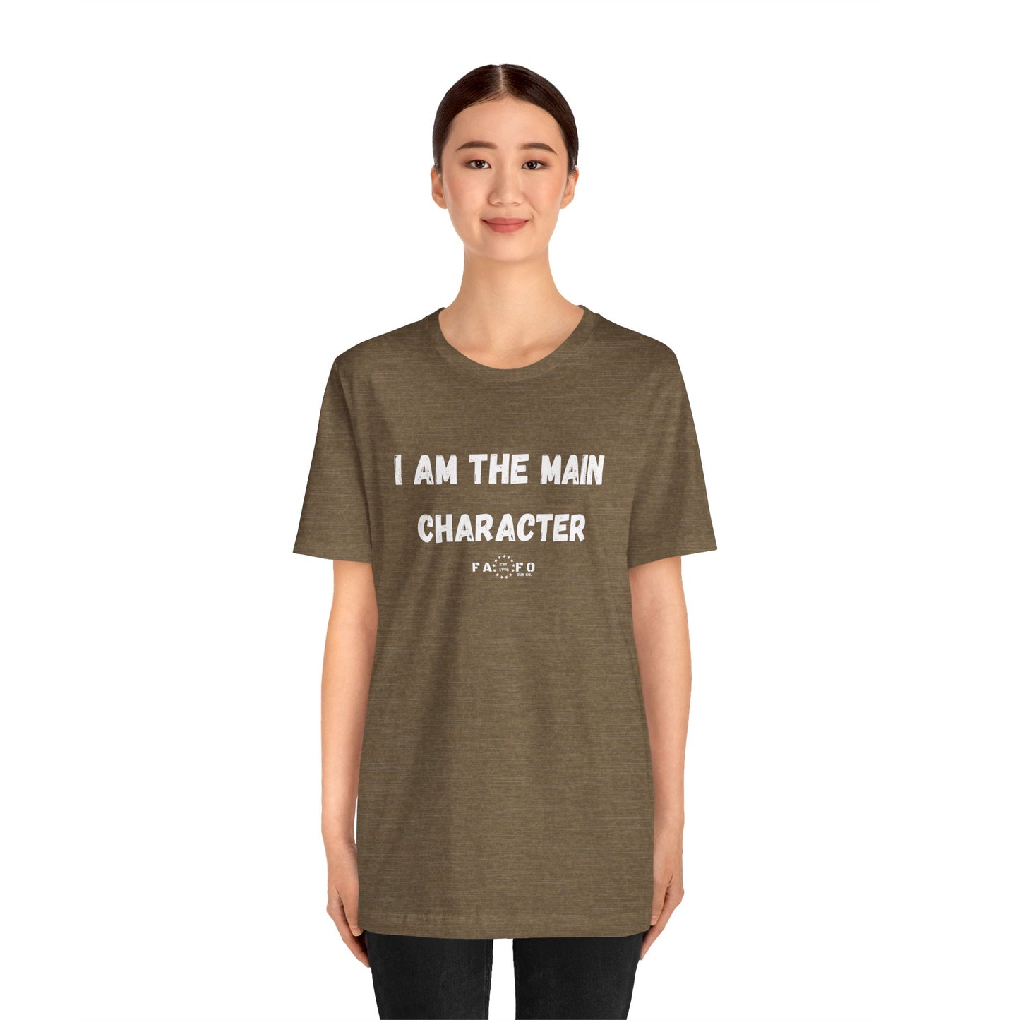 Unisex "I am the Main Character" T-shirt