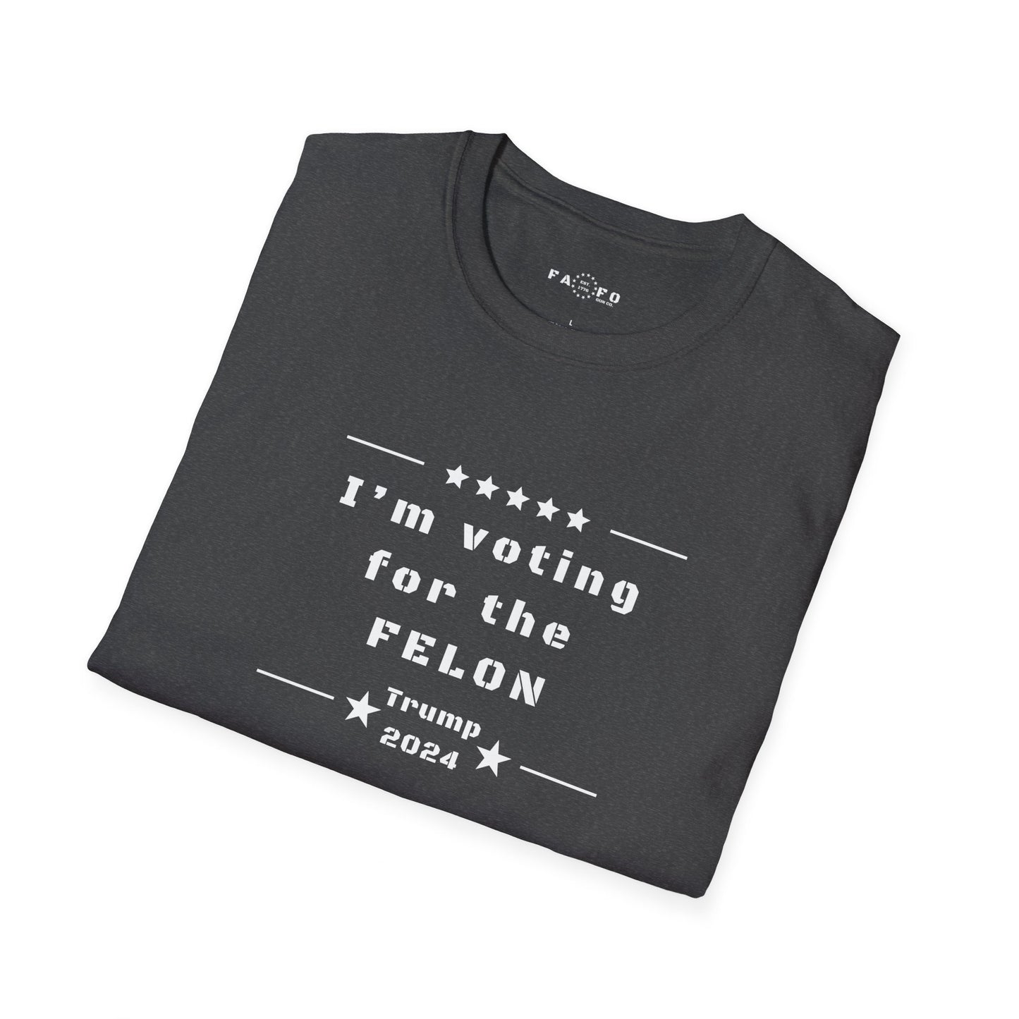 Trump 2024 Voting For The Felon T-Shirt