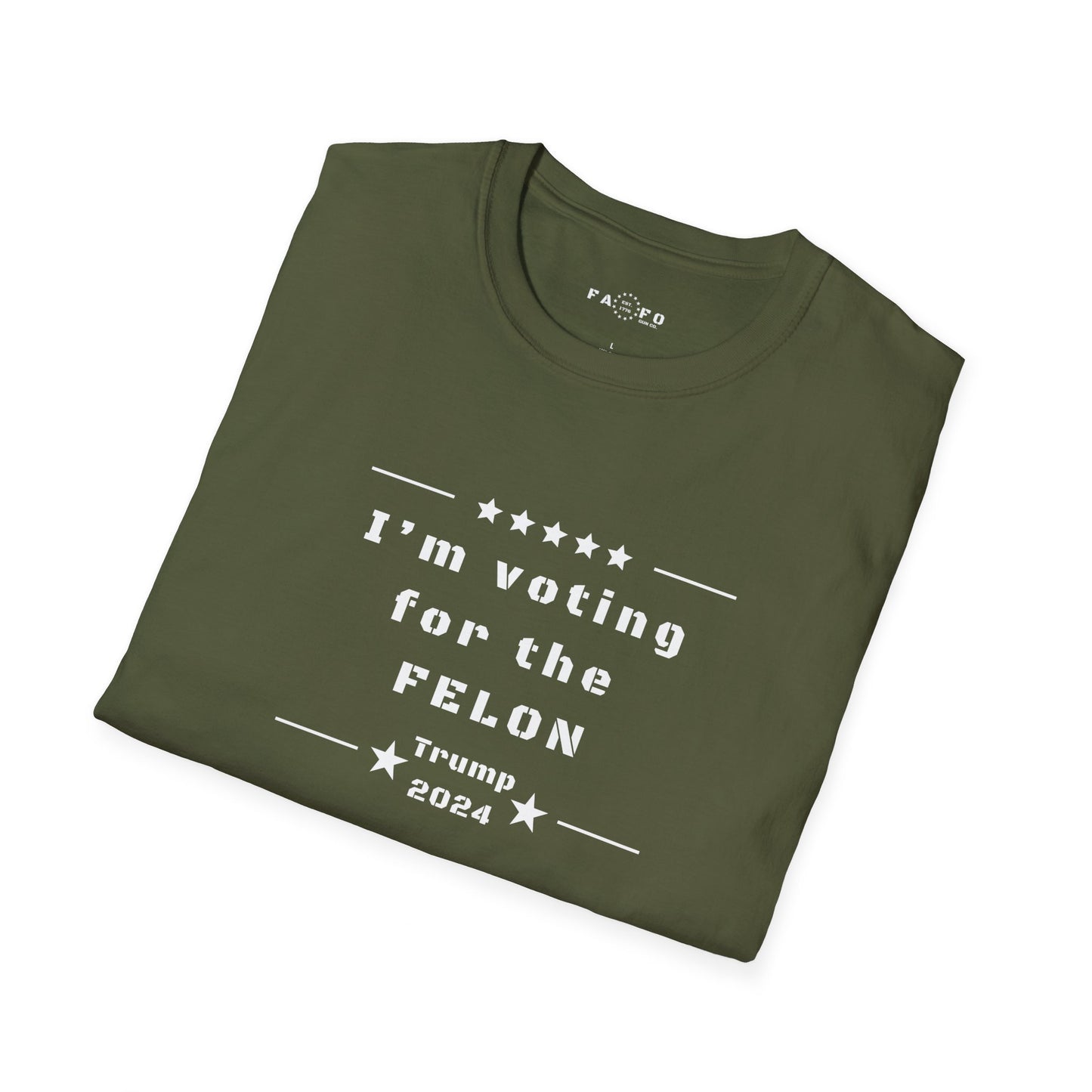 Trump 2024 Voting For The Felon T-Shirt