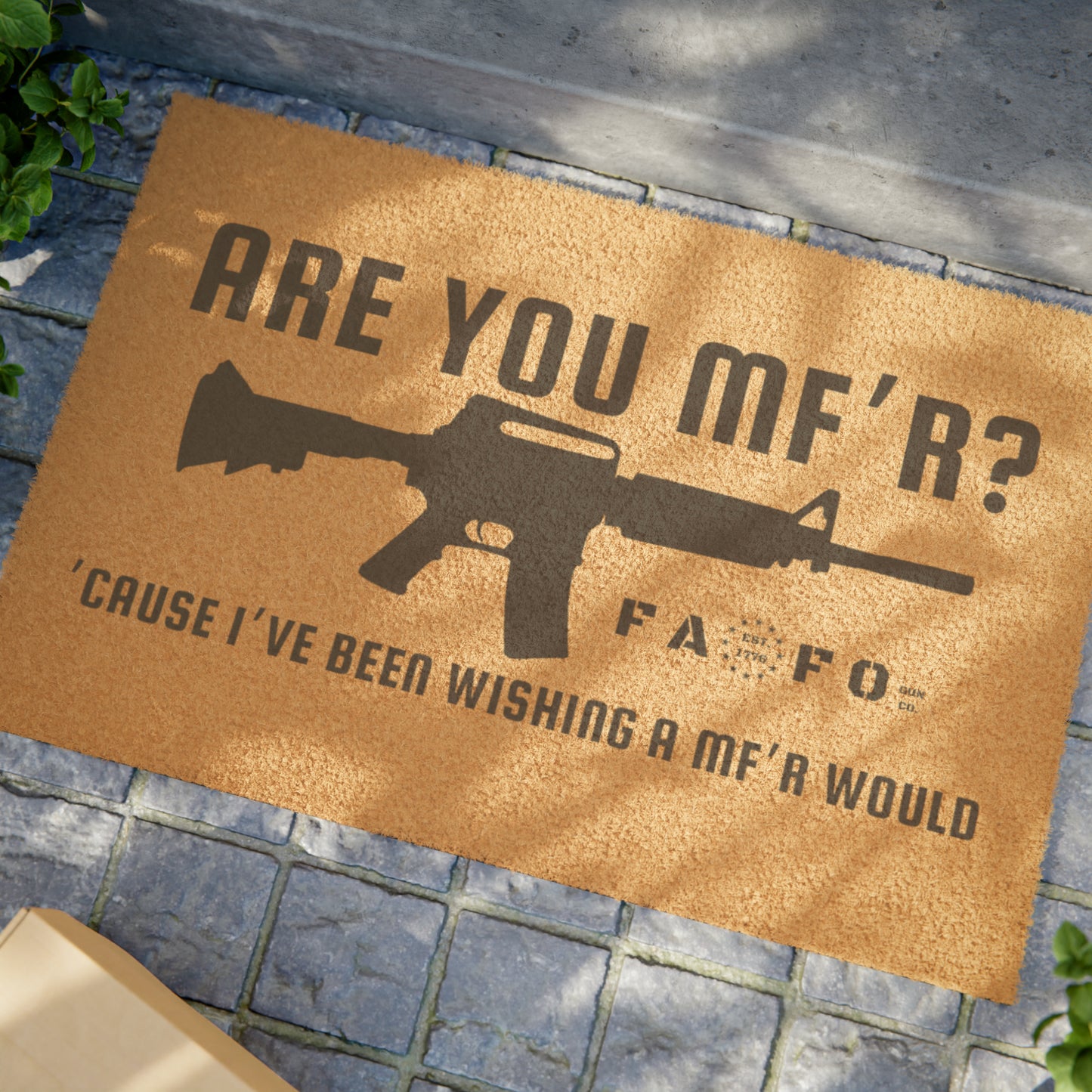 WISH A MF’R WOULD Doormat