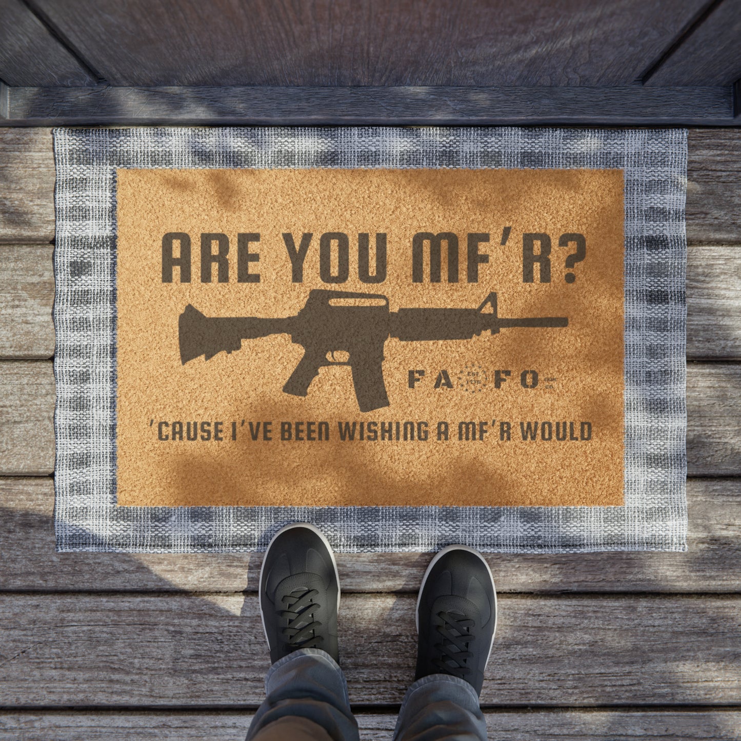 WISH A MF’R WOULD Doormat