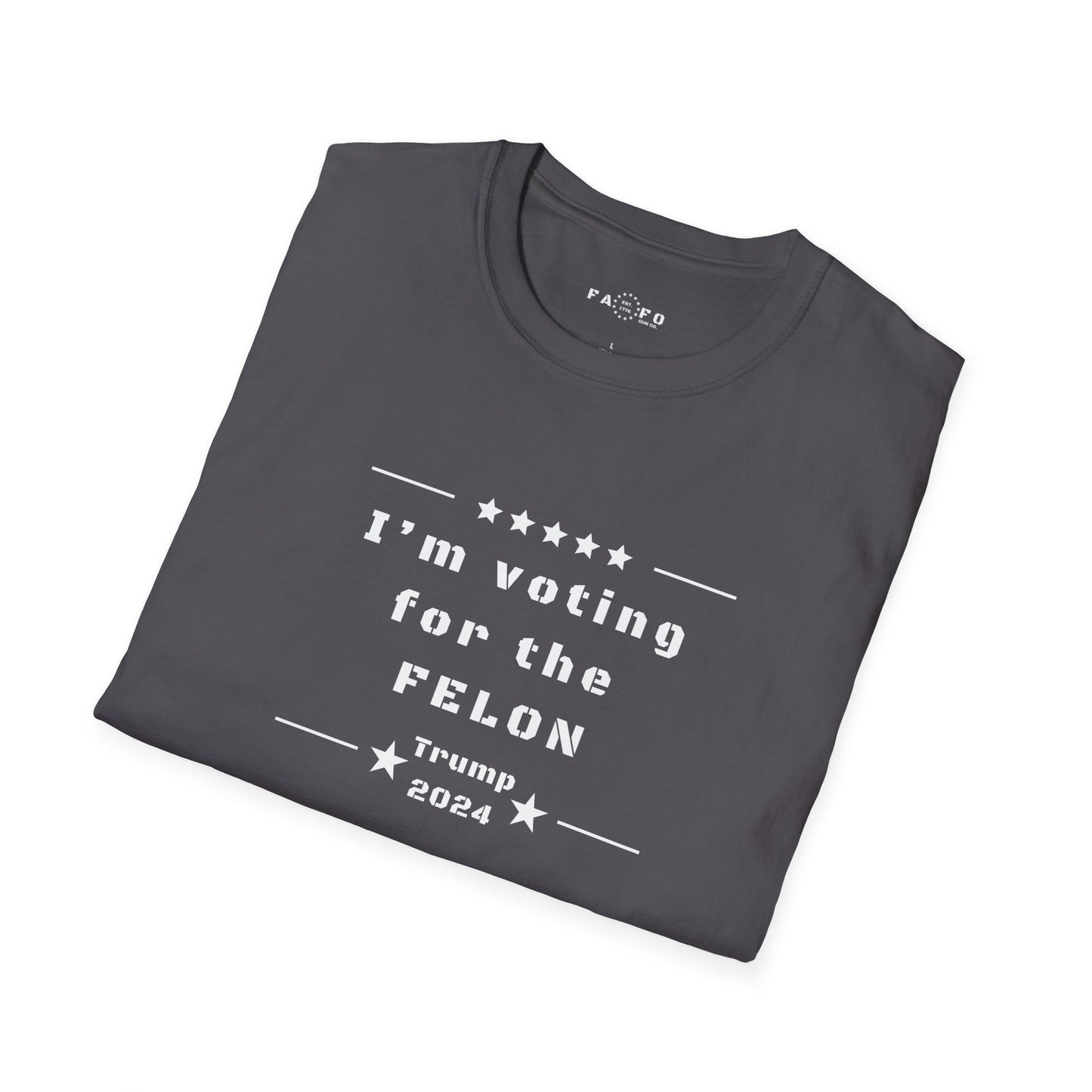 Trump 2024 Voting For The Felon T-Shirt