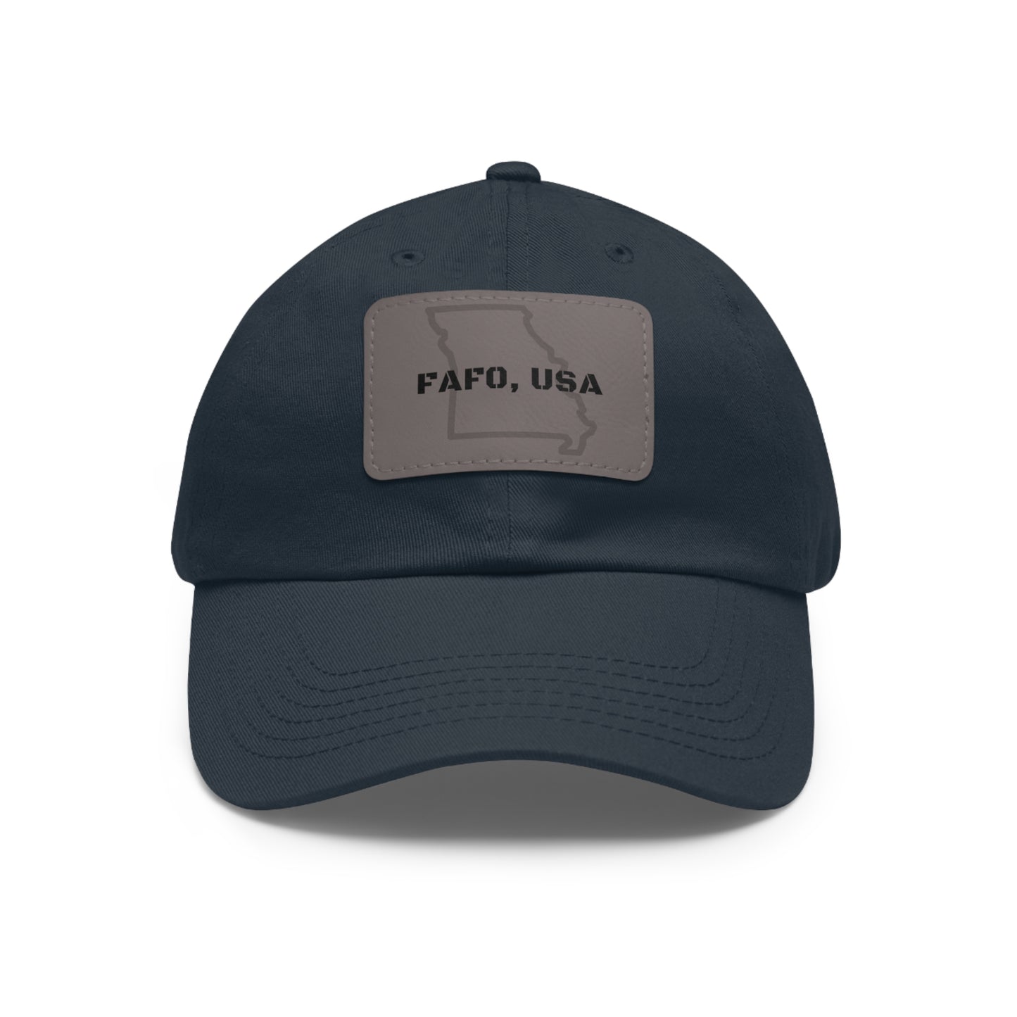 FAFO, USA (MO) Leather Patch Hat