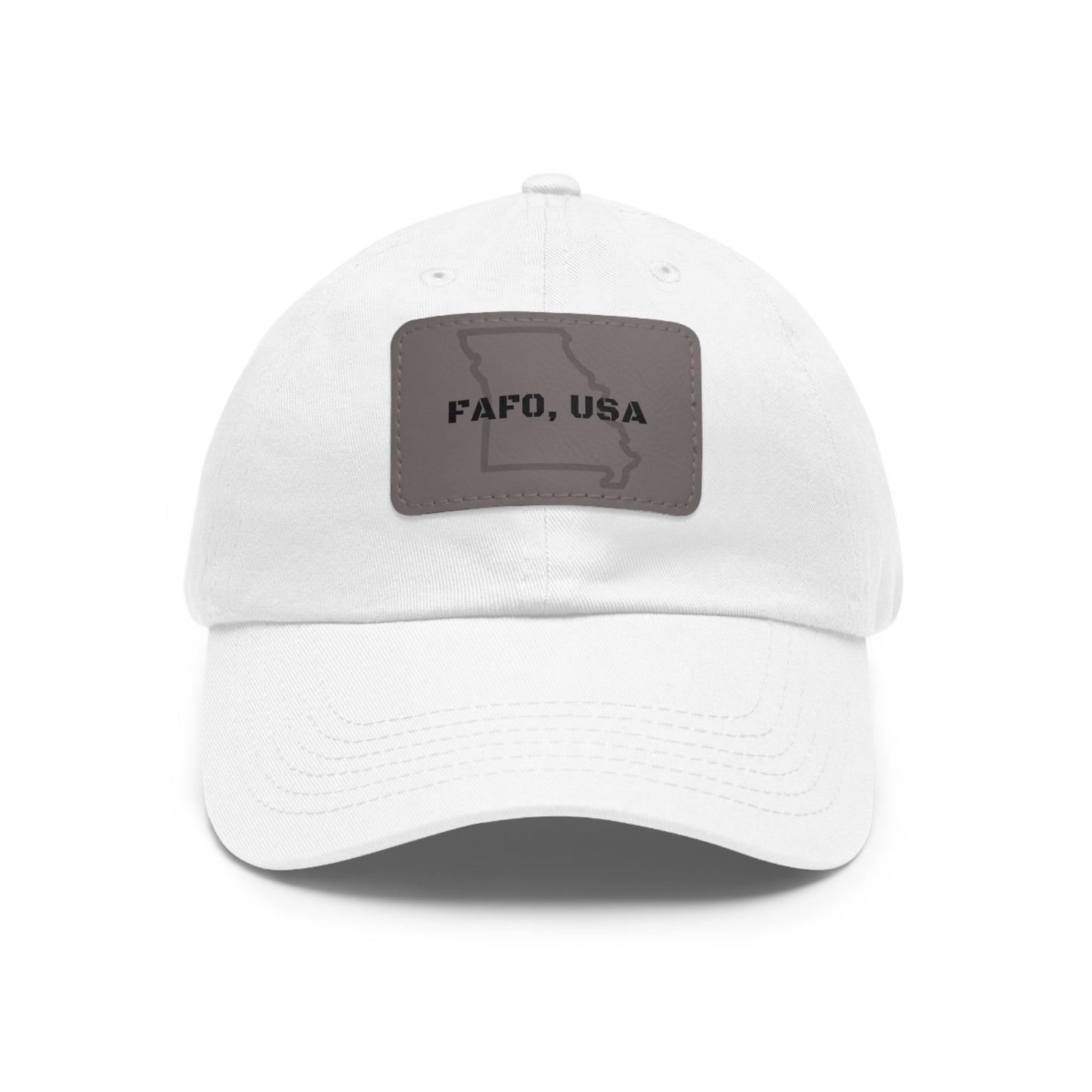 FAFO, USA (MO) Leather Patch Hat