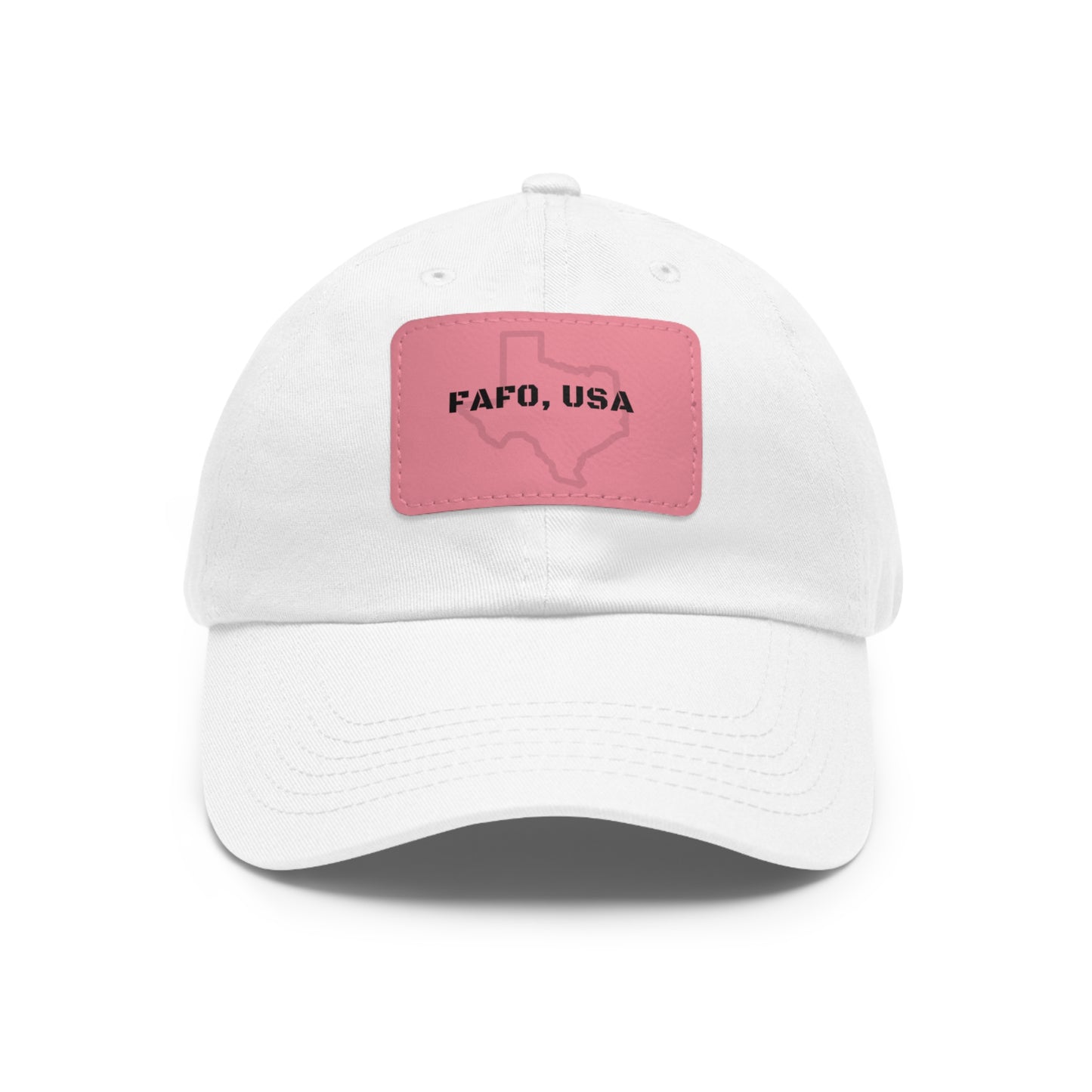 FAFO, USA (TX) Leather Patch Hat