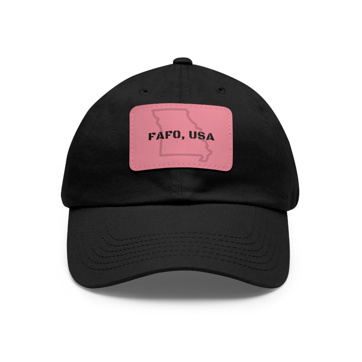 FAFO, USA (MO) Leather Patch Hat