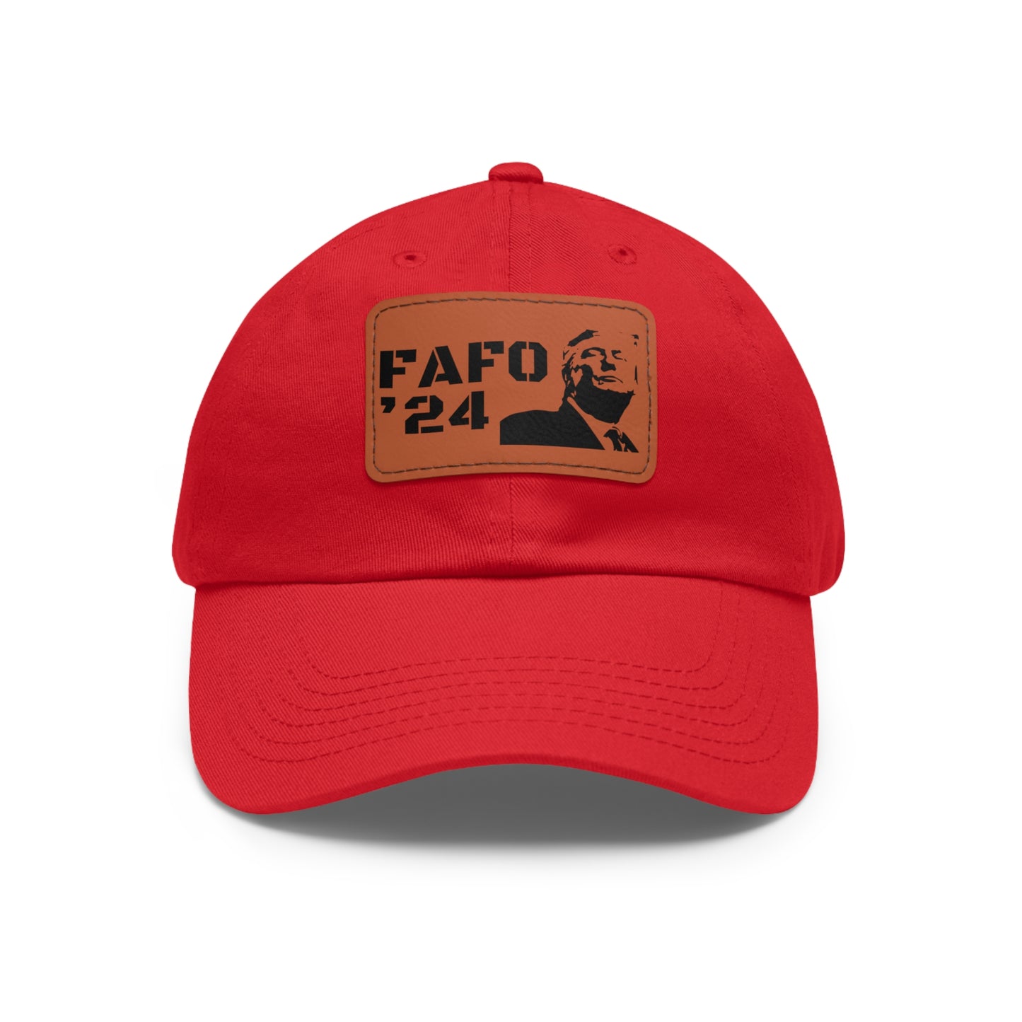 FAFO ‘24 TRUMP Leather Patch Hat