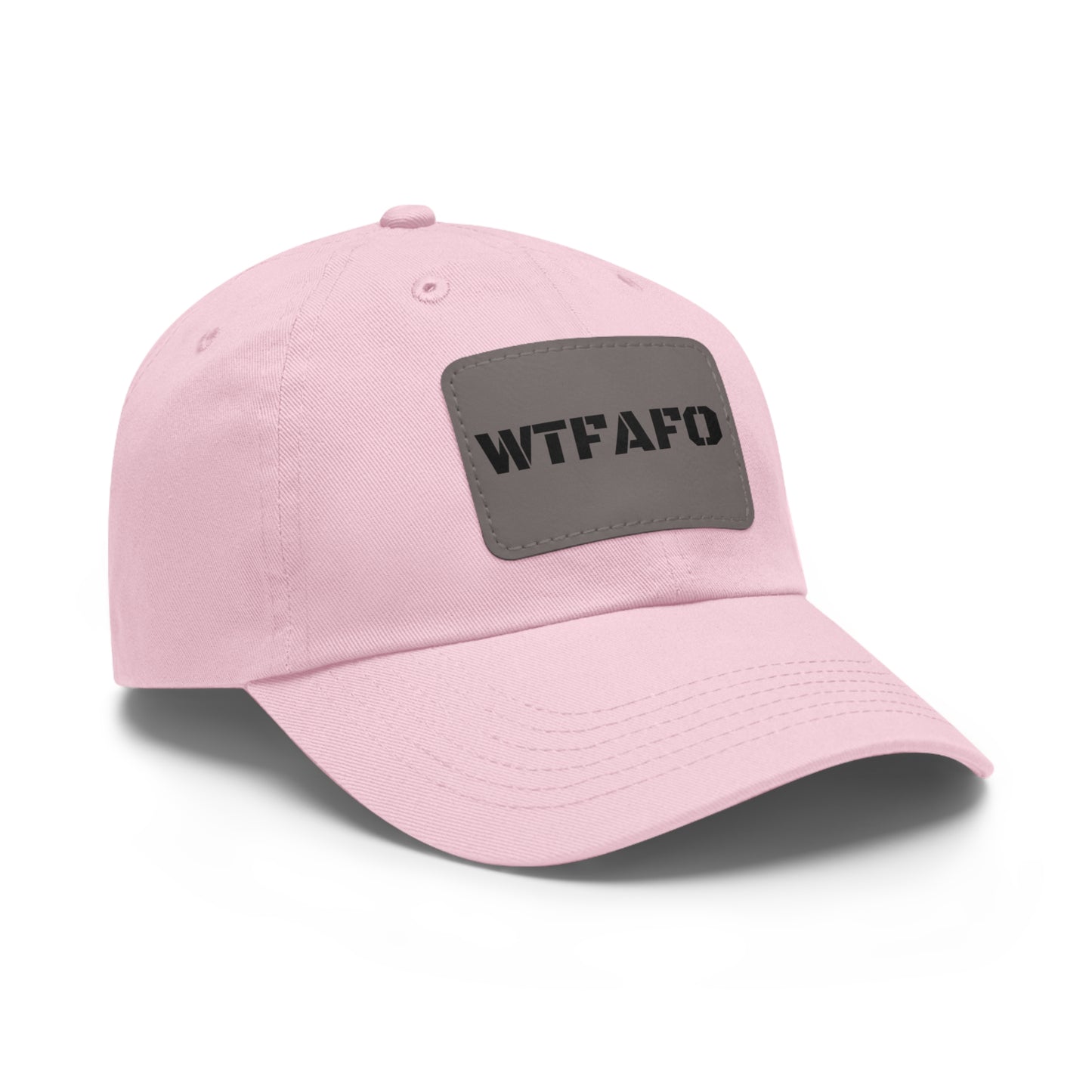 WTFAFO Leather Patch Hat