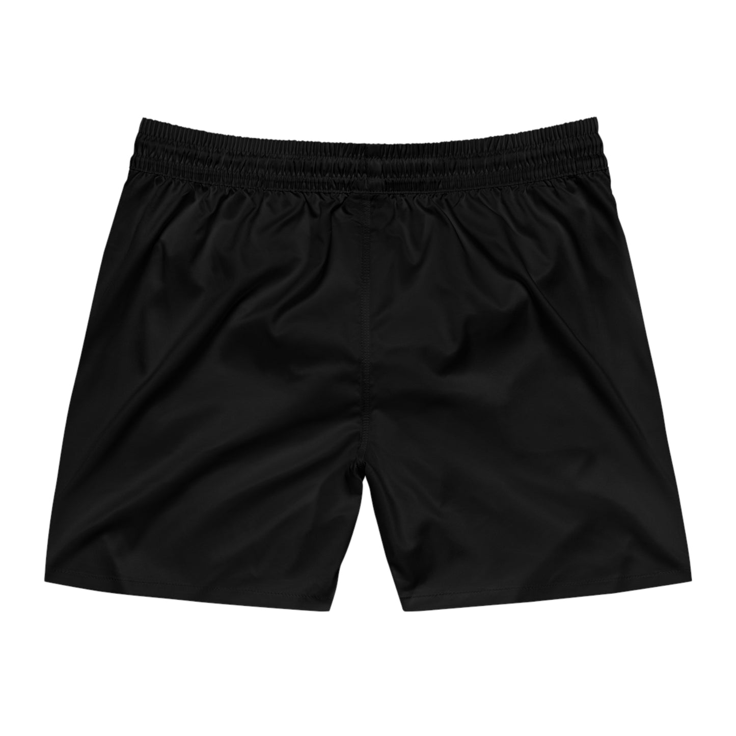 Men's Black Mid-Length Swim Shorts