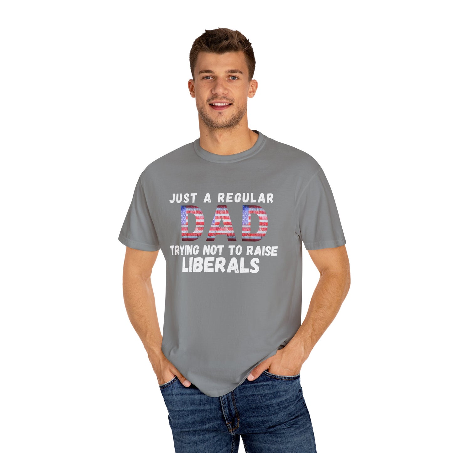 Trying Not To Raise Liberals T-shirt