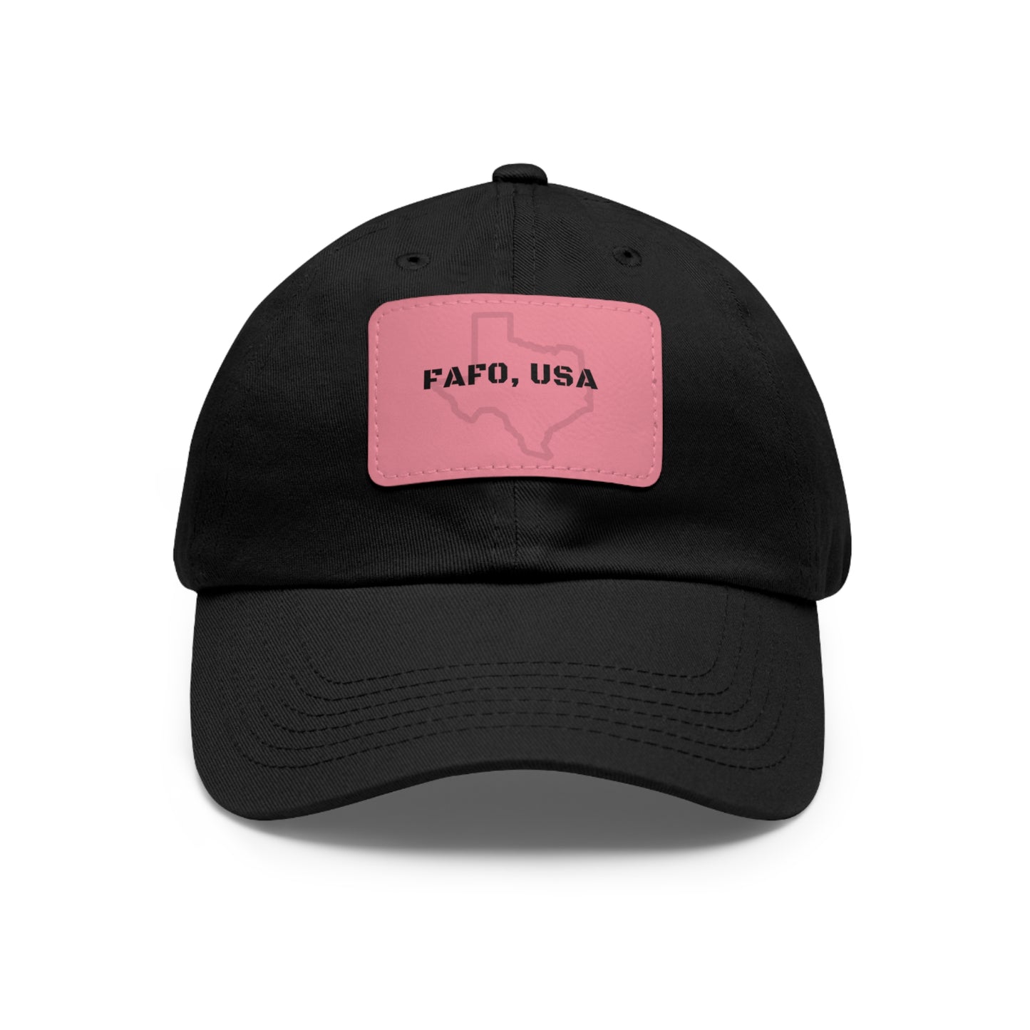 FAFO, USA (TX) Leather Patch Hat
