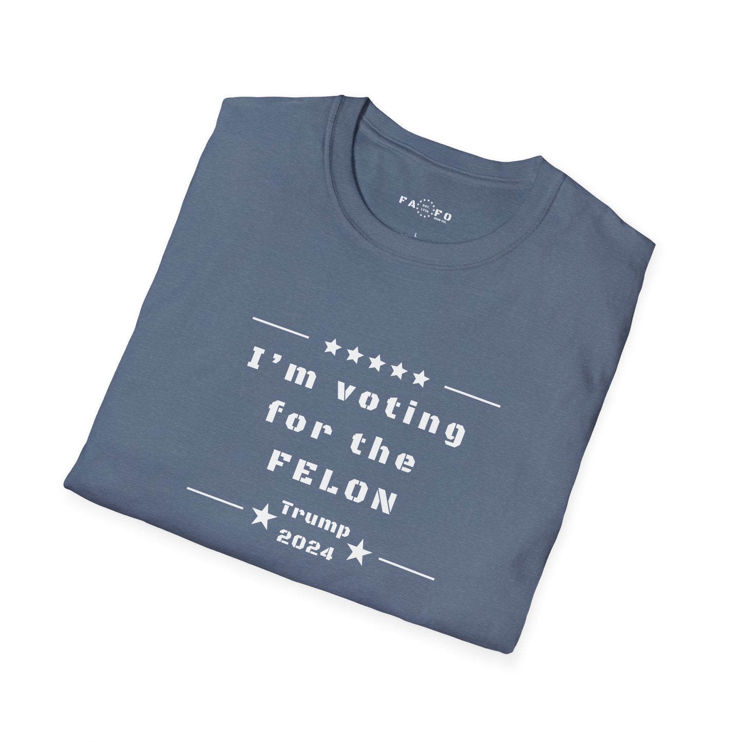 Trump 2024 Voting For The Felon T-Shirt