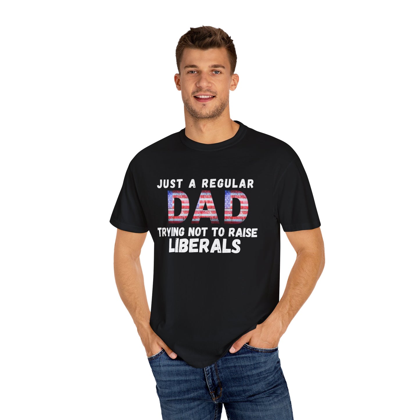 Trying Not To Raise Liberals T-shirt