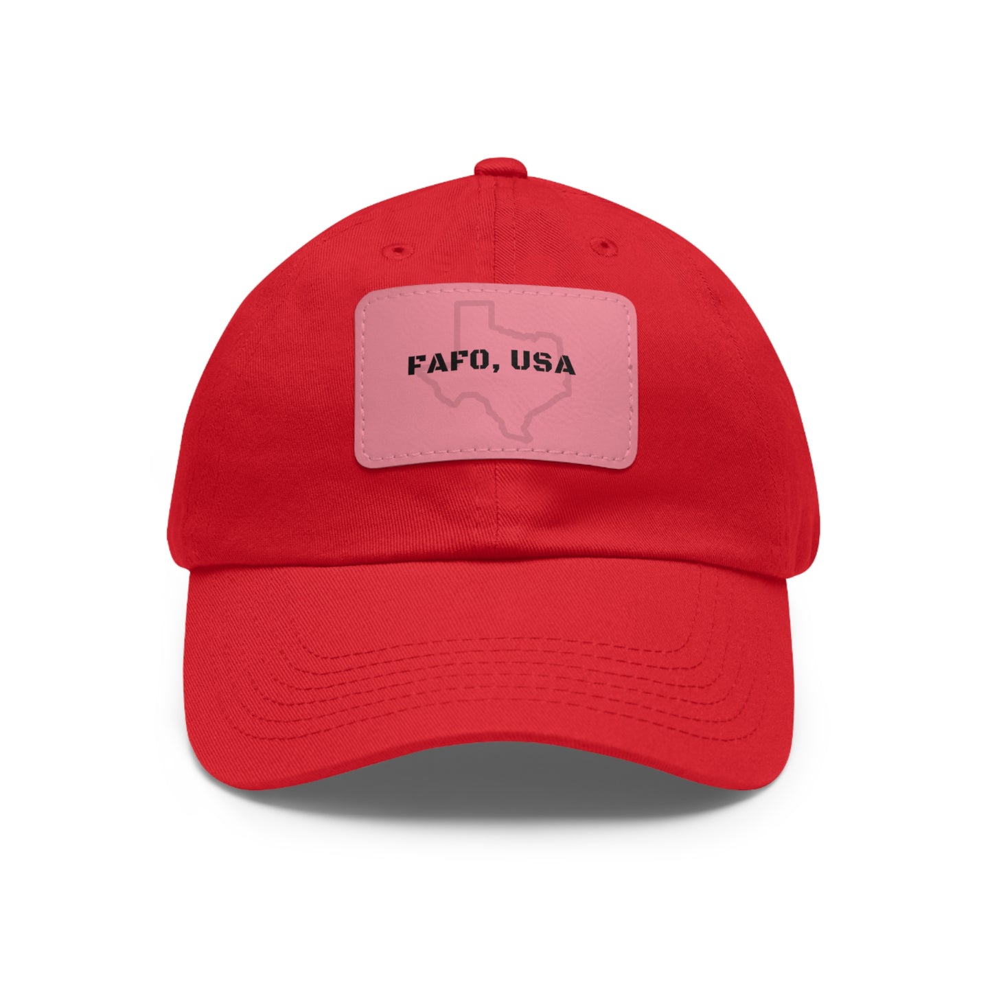 FAFO, USA (TX) Leather Patch Hat