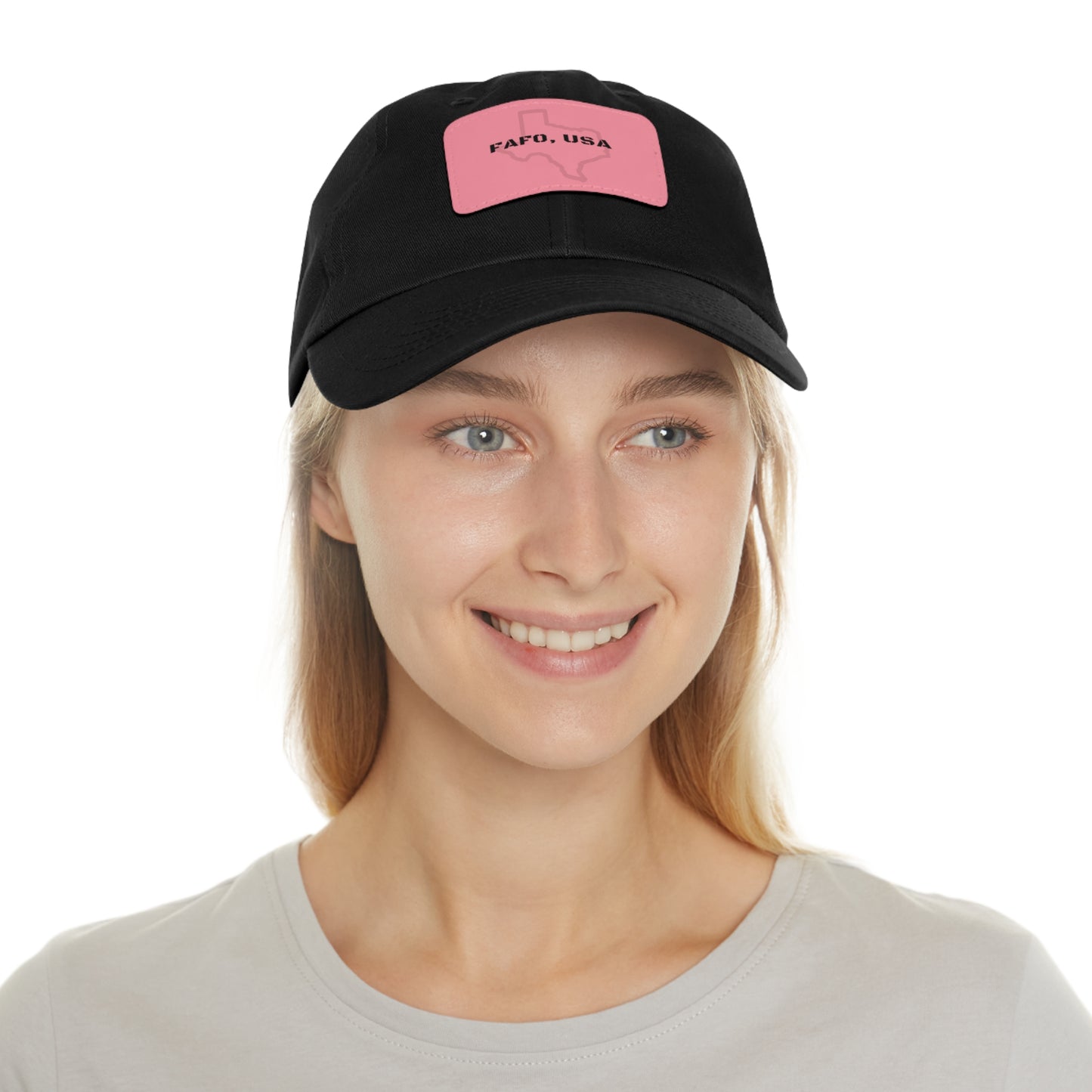 FAFO, USA (TX) Leather Patch Hat
