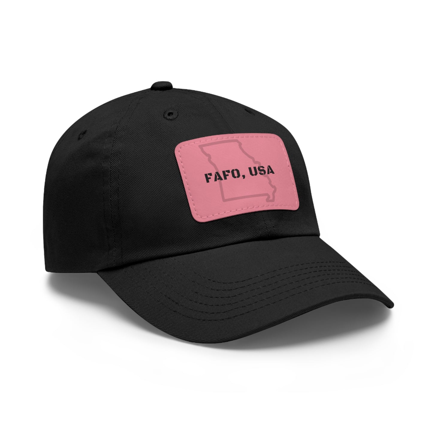 FAFO, USA (MO) Leather Patch Hat