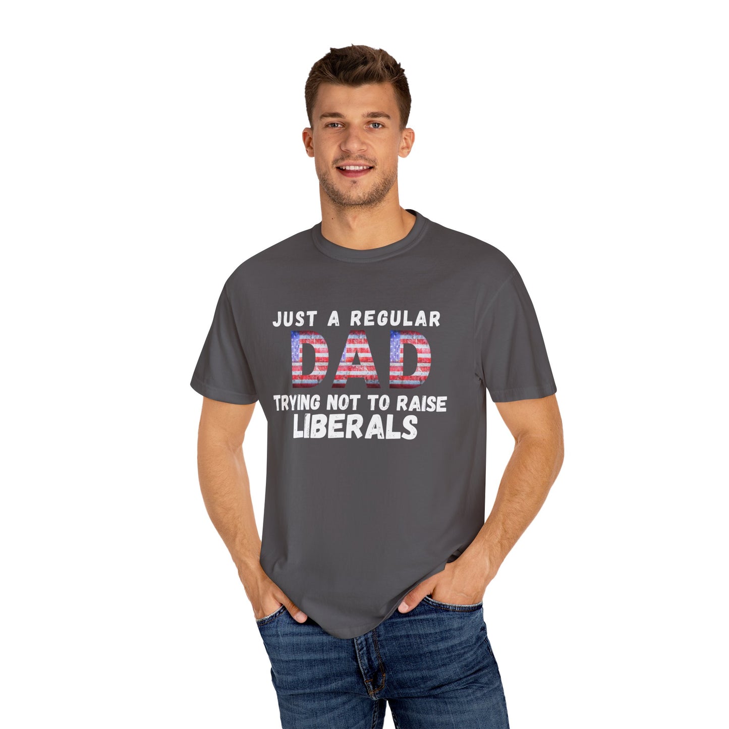 Trying Not To Raise Liberals T-shirt