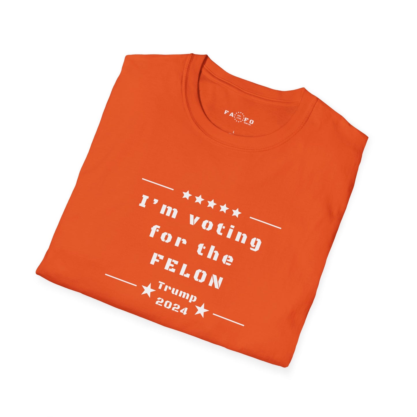Trump 2024 Voting For The Felon T-Shirt