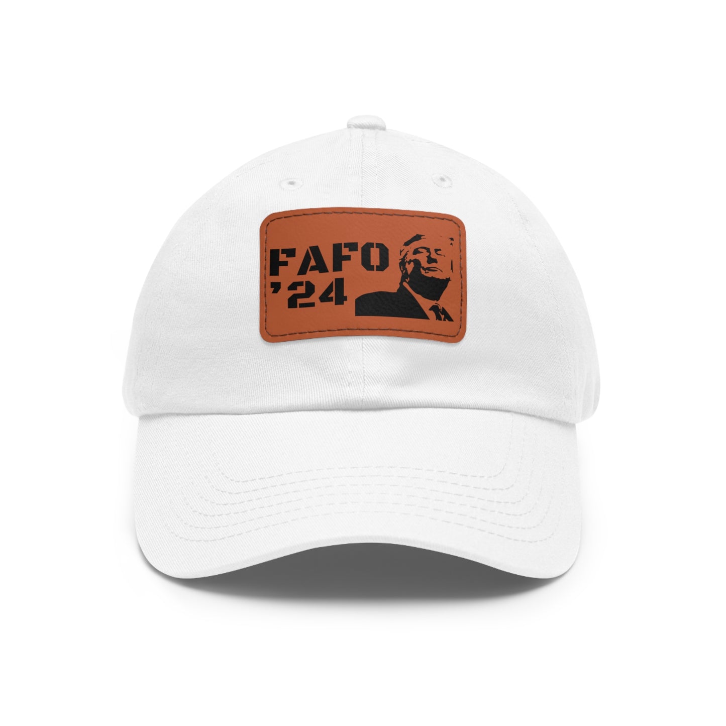 FAFO ‘24 TRUMP Leather Patch Hat