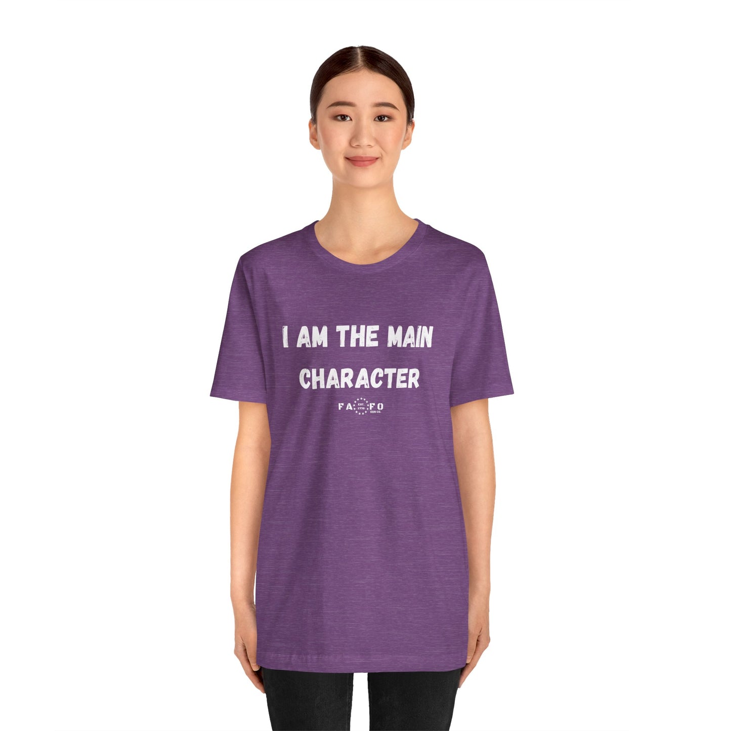 Unisex "I am the Main Character" T-shirt