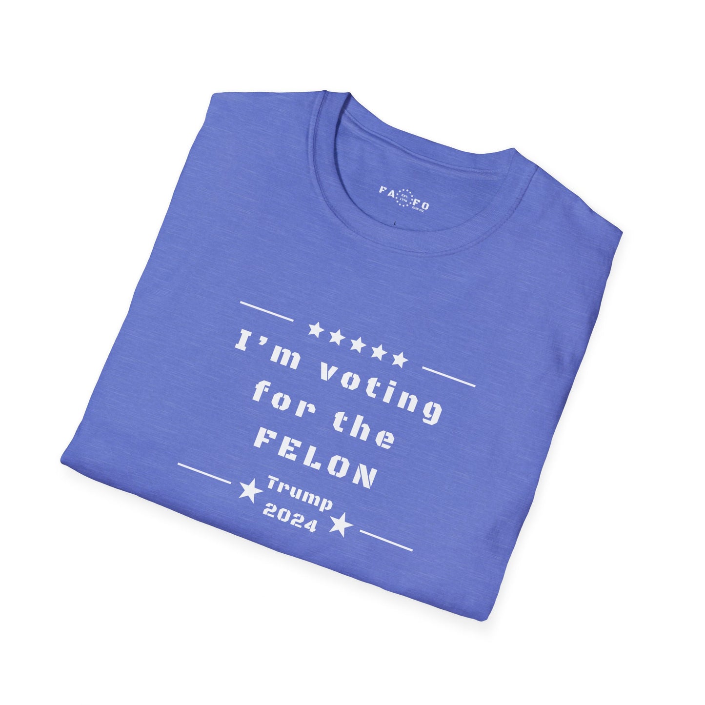Trump 2024 Voting For The Felon T-Shirt