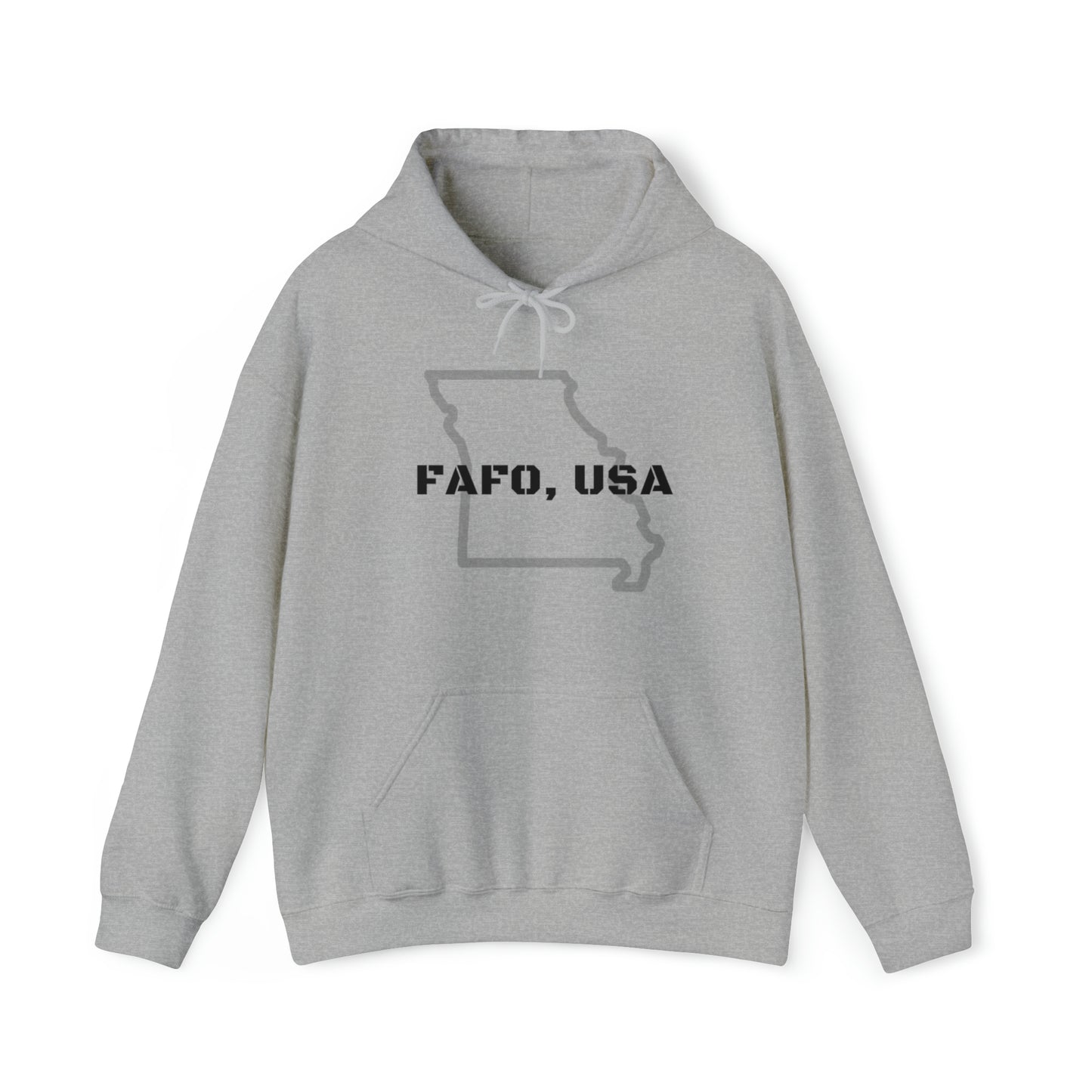 FAFO, USA (MO) Unisex Heavy Blend™ Hooded Sweatshirt