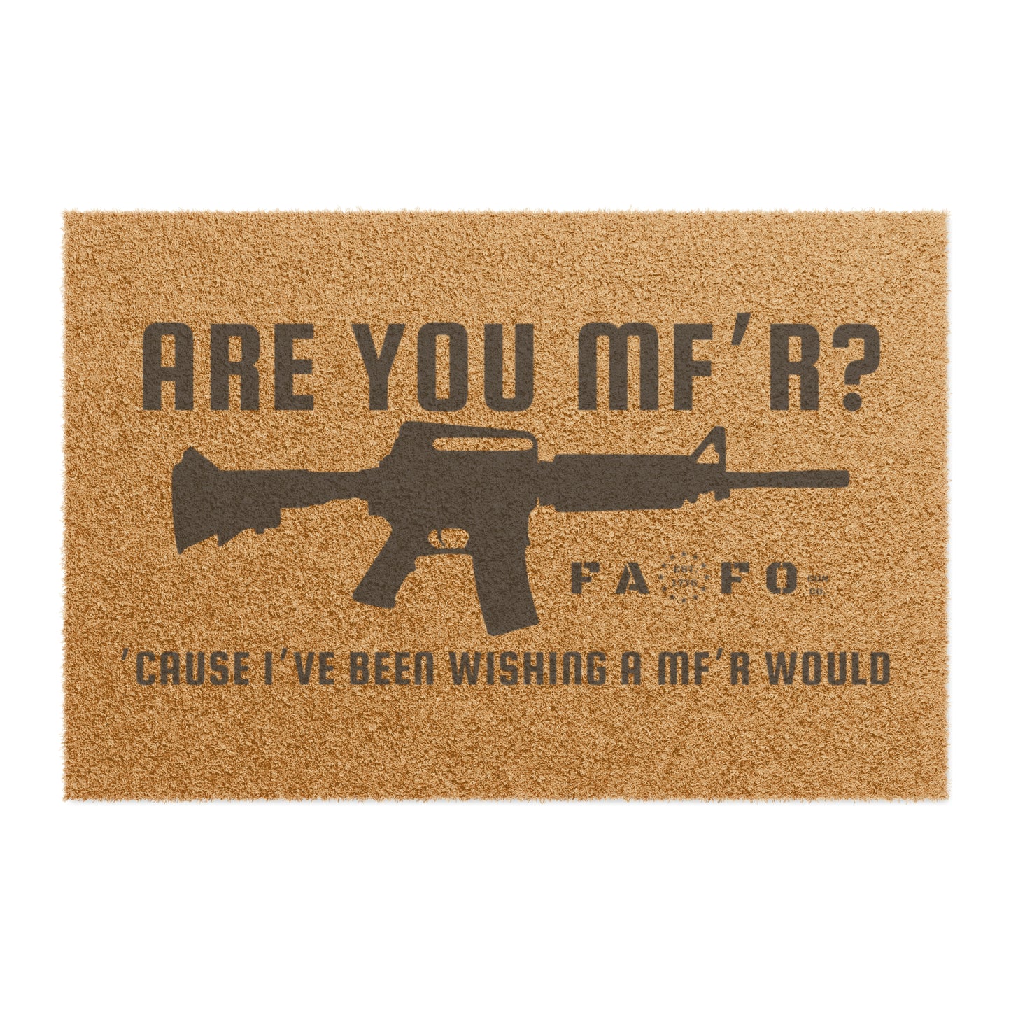 WISH A MF’R WOULD Doormat