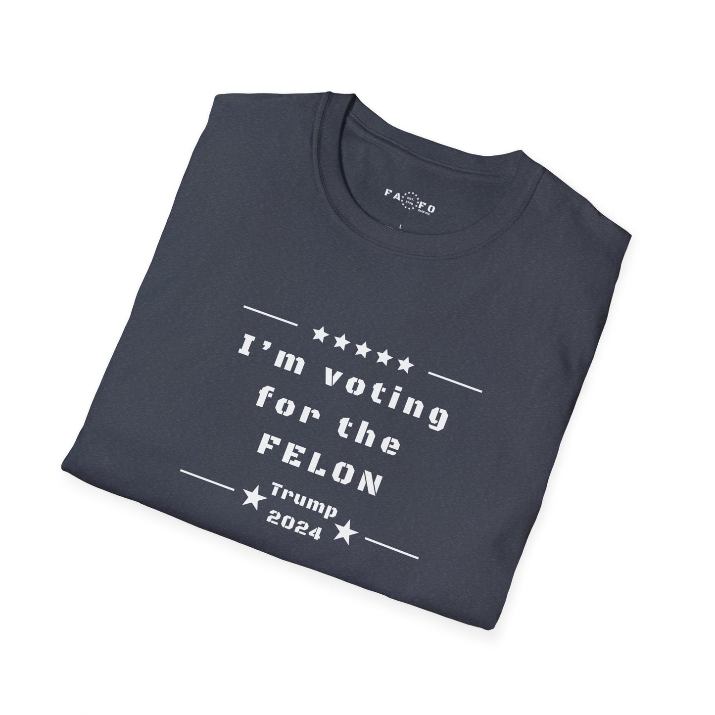 Trump 2024 Voting For The Felon T-Shirt