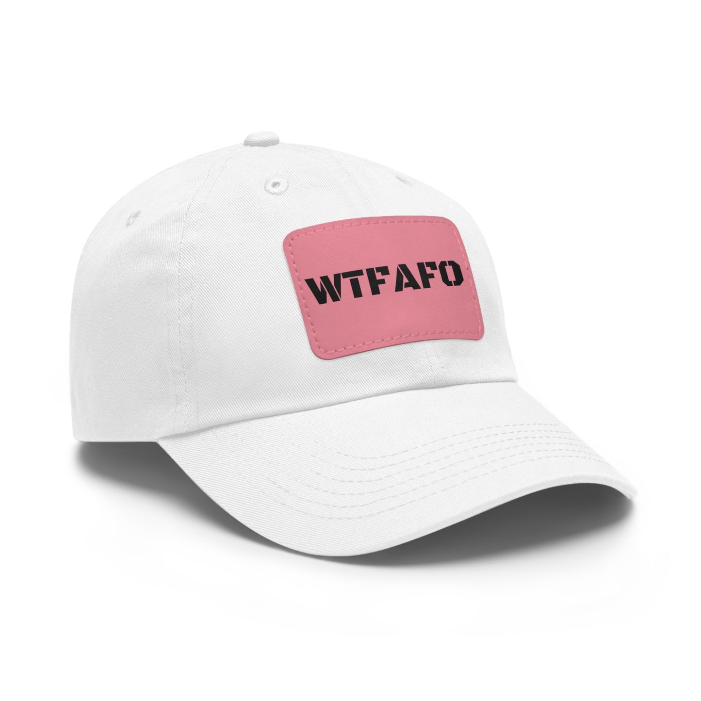 WTFAFO Leather Patch Hat