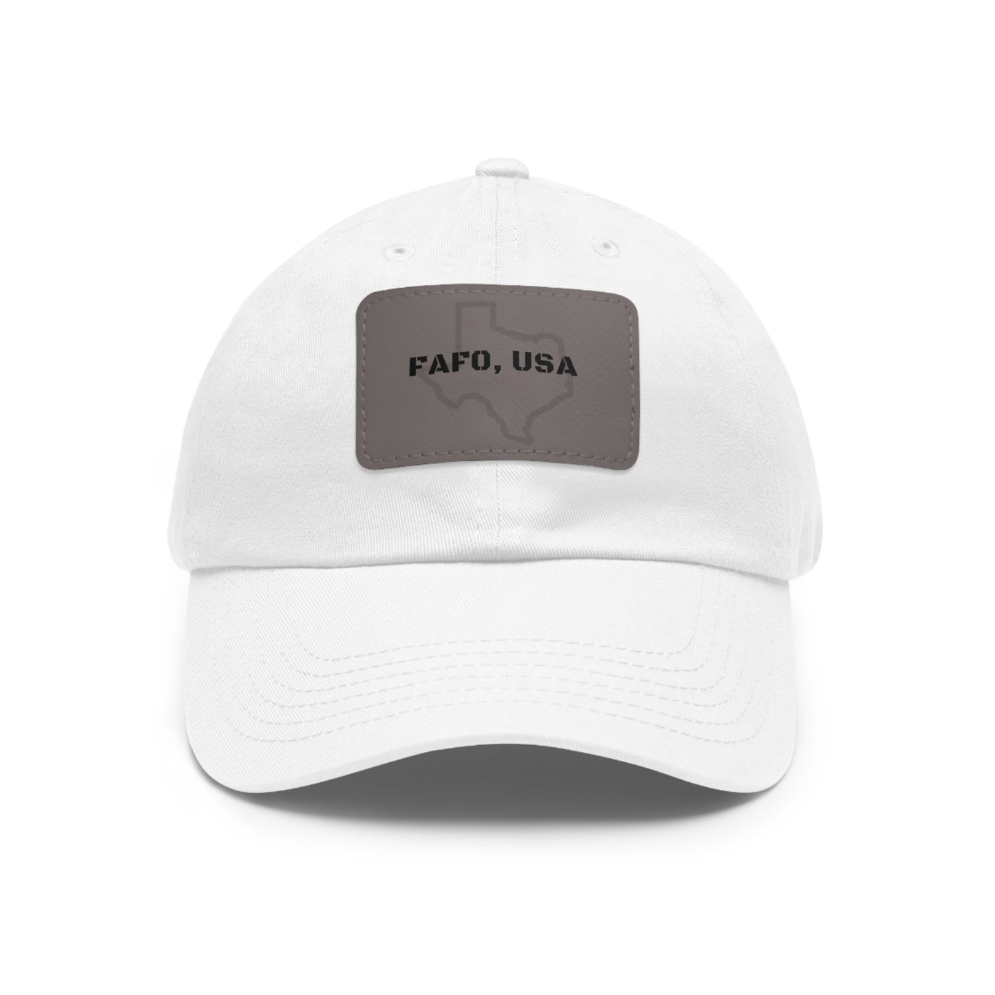 FAFO, USA (TX) Leather Patch Hat