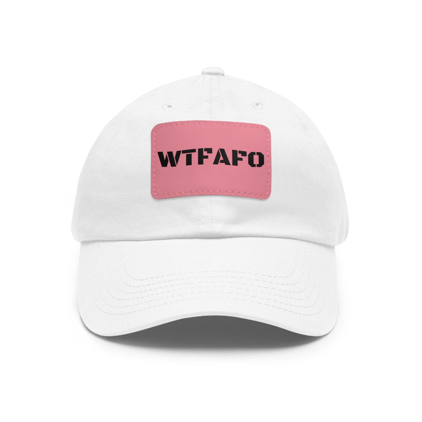 WTFAFO Leather Patch Hat