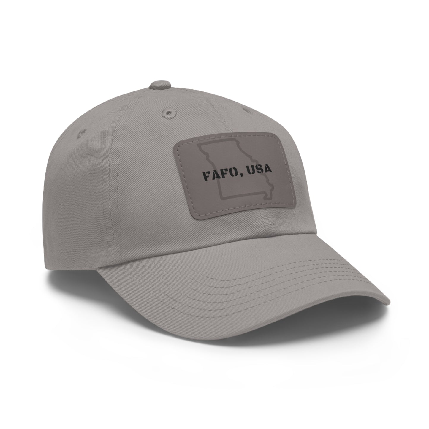 FAFO, USA (MO) Leather Patch Hat