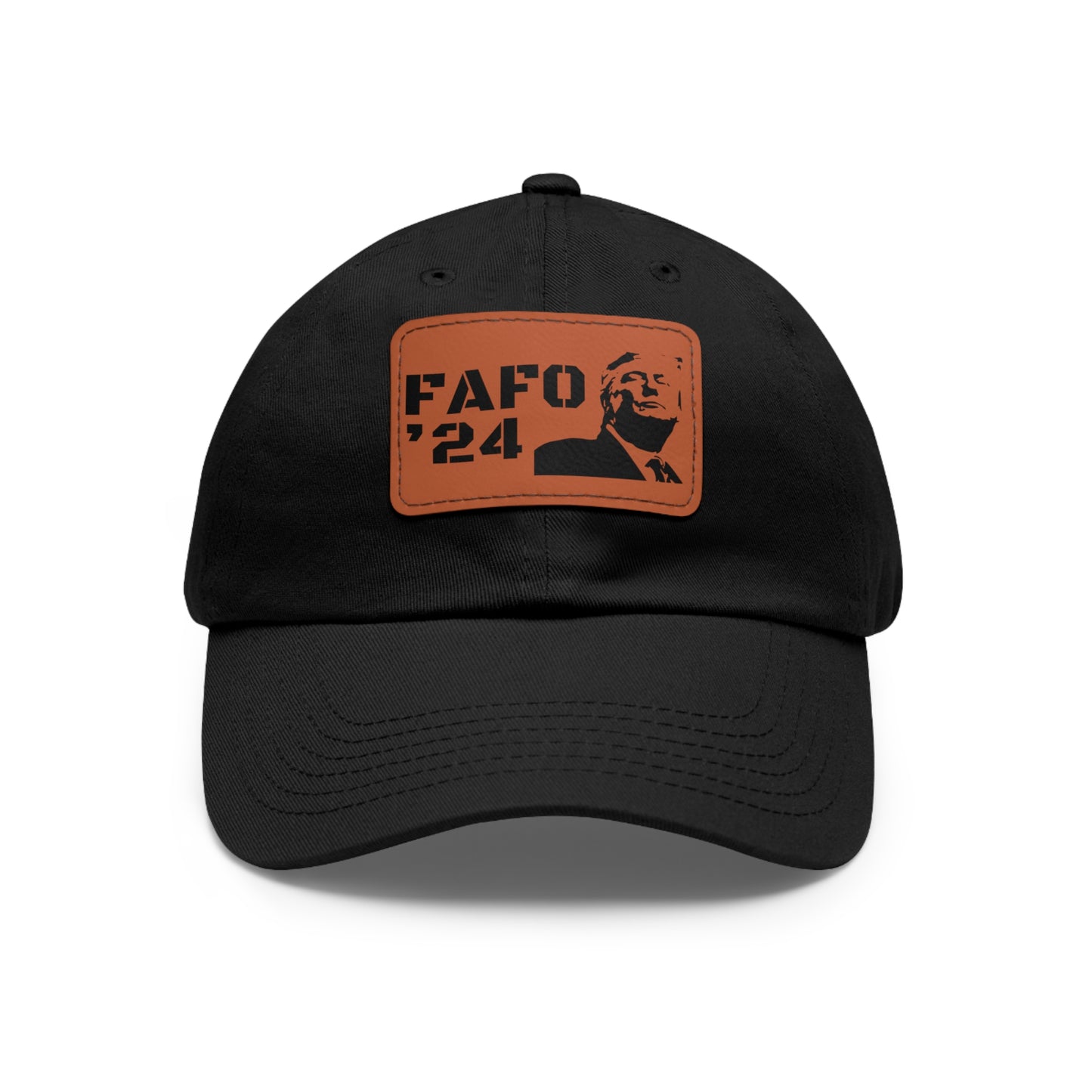 FAFO ‘24 TRUMP Leather Patch Hat