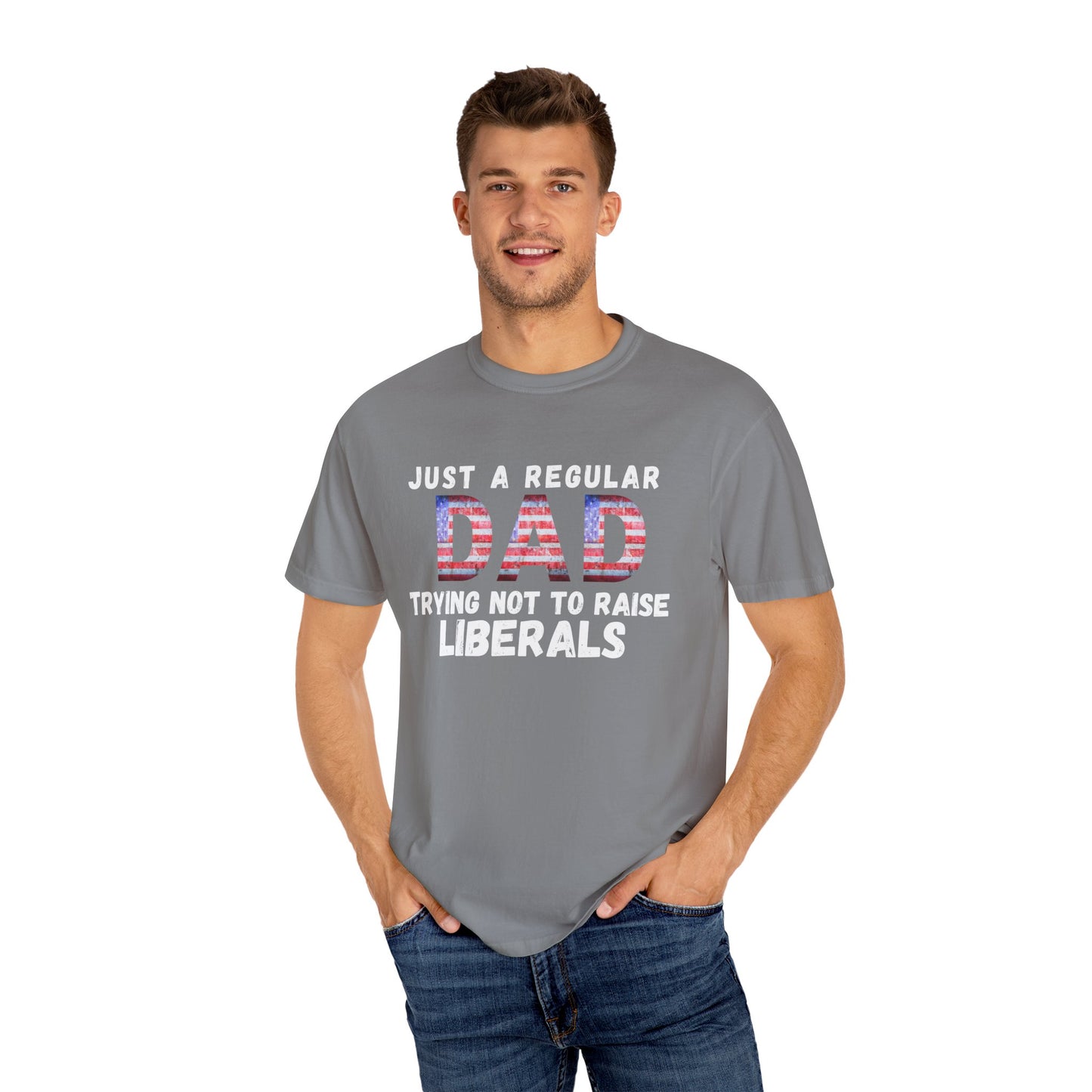 Trying Not To Raise Liberals T-shirt