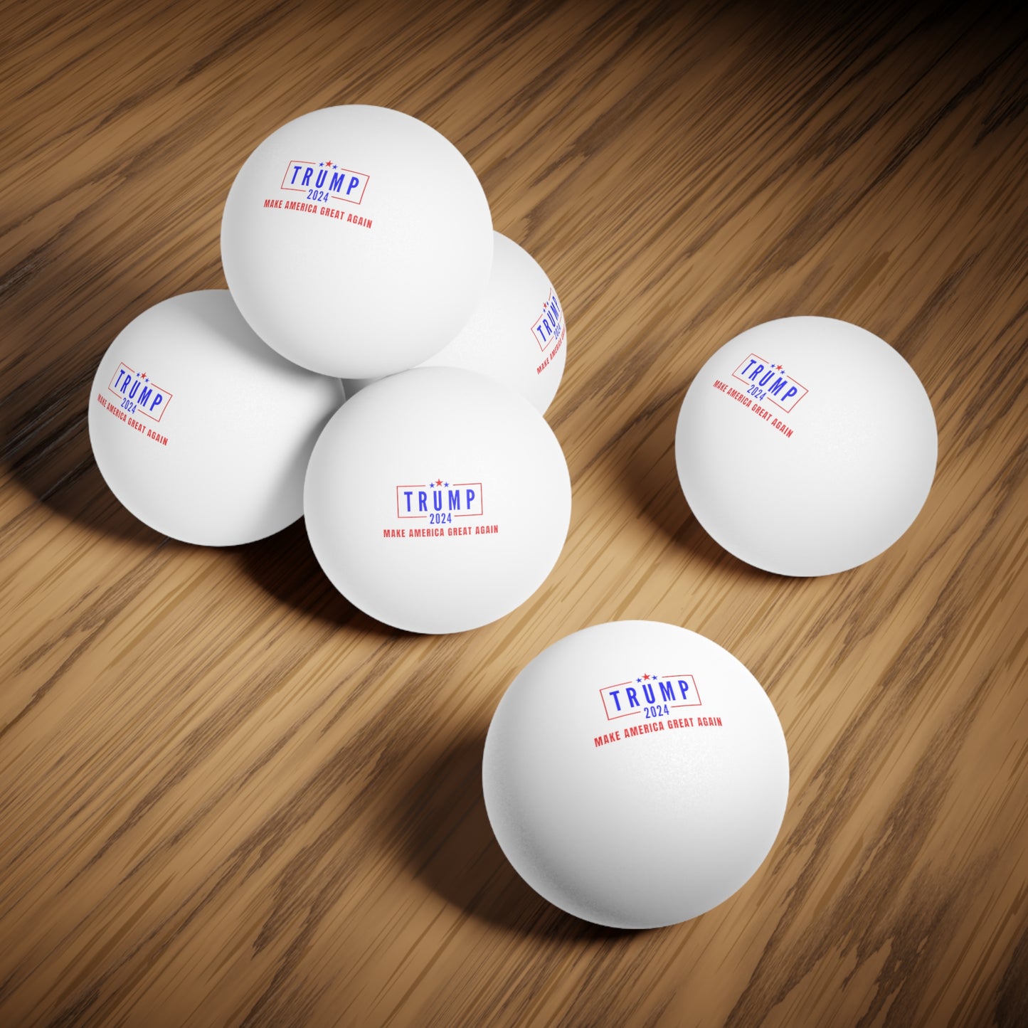 Trump 2024 Ping Pong Balls, 6 pcs