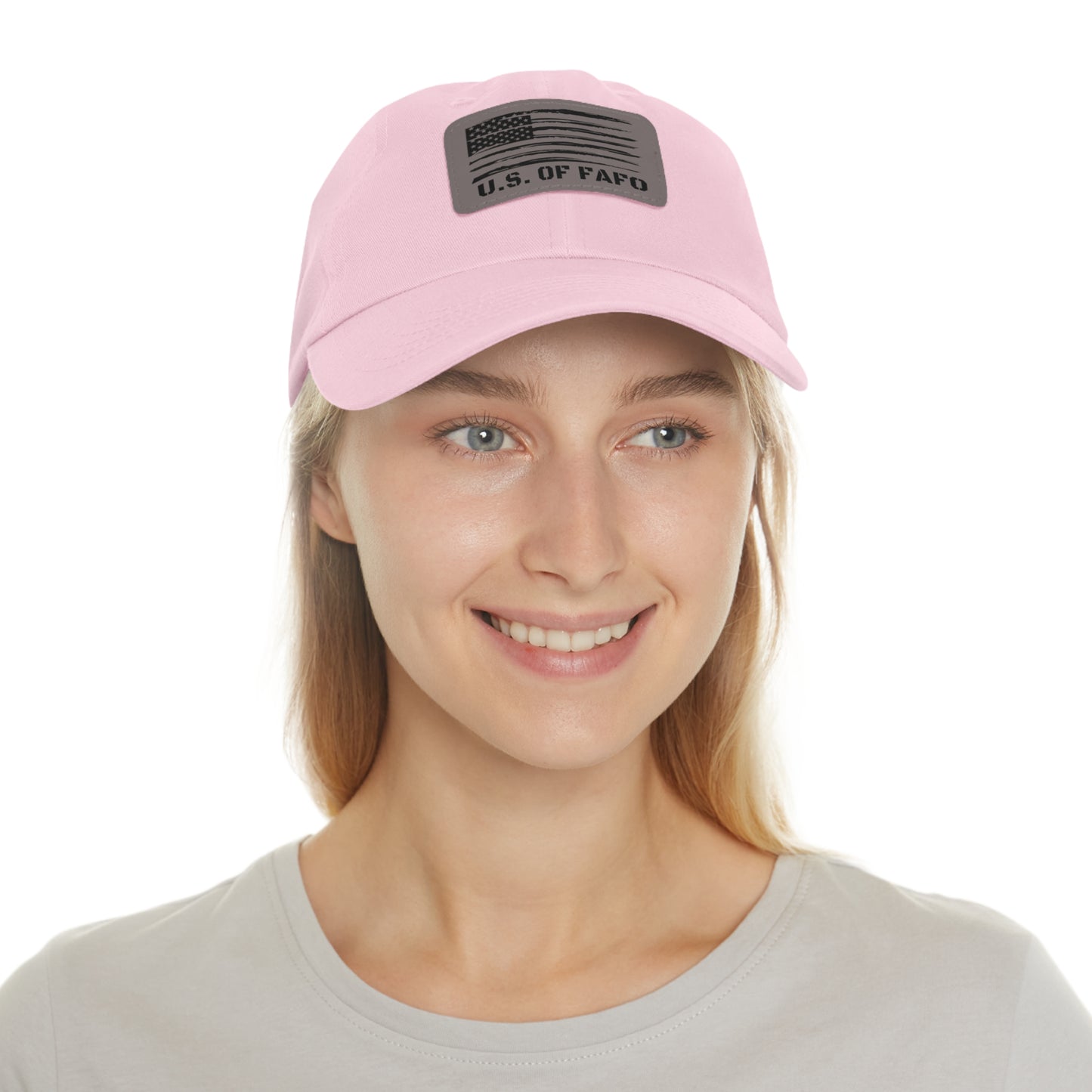 “THE UNITED STATES OF FAFO” Leather Patch Hat