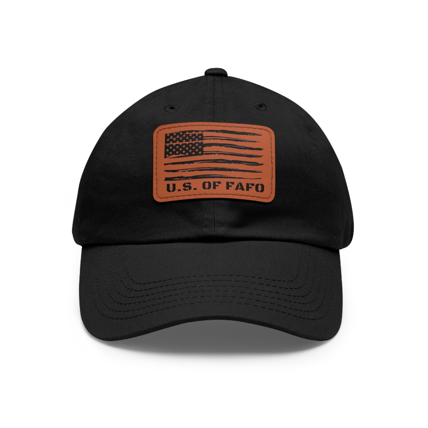 “THE UNITED STATES OF FAFO” Leather Patch Hat