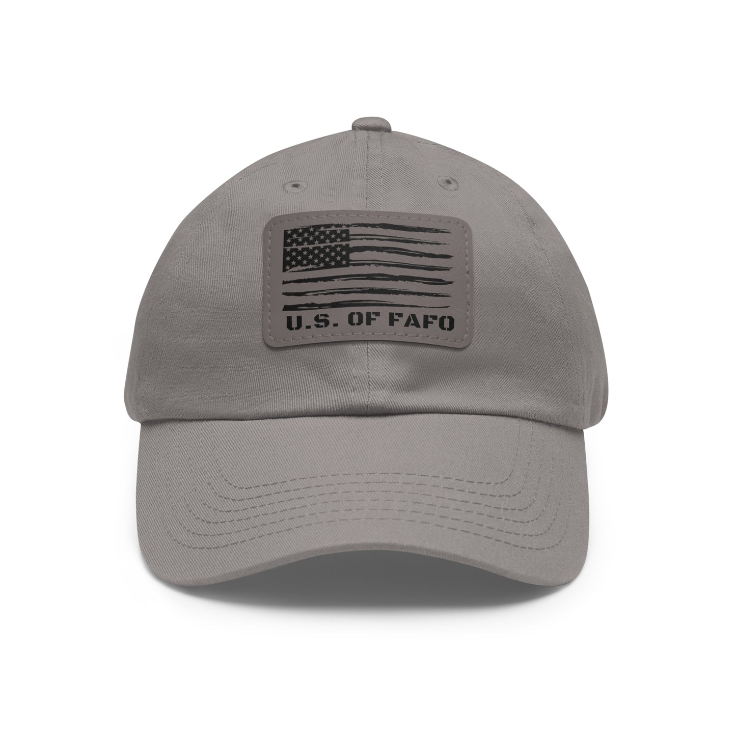 “THE UNITED STATES OF FAFO” Leather Patch Hat
