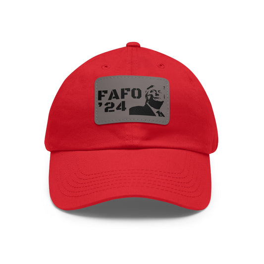 FAFO ‘24 TRUMP Leather Patch Hat