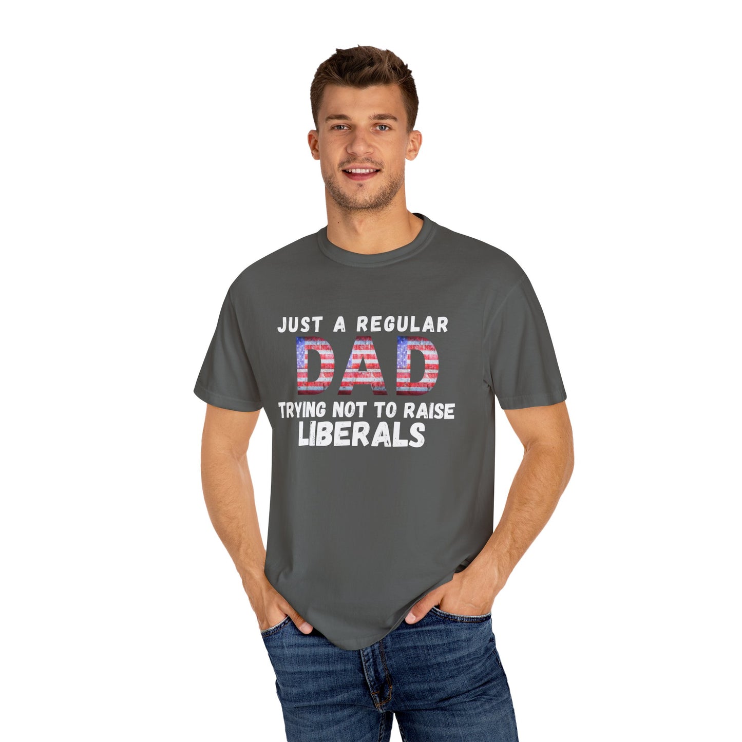 Trying Not To Raise Liberals T-shirt