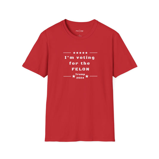 Trump 2024 Voting For The Felon T-Shirt