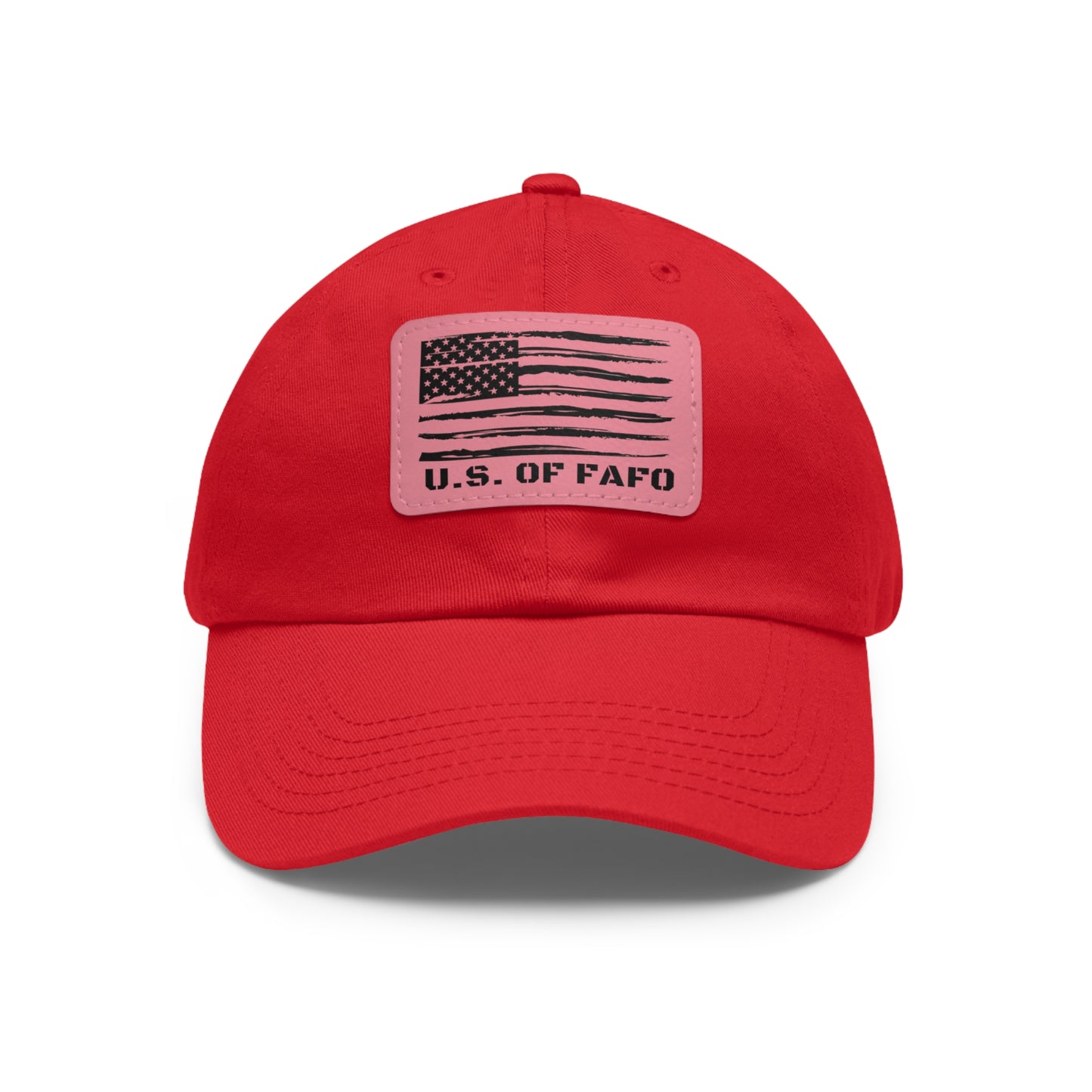 “THE UNITED STATES OF FAFO” Leather Patch Hat