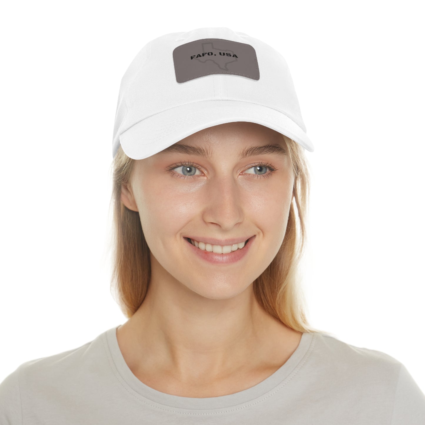 FAFO, USA (TX) Leather Patch Hat