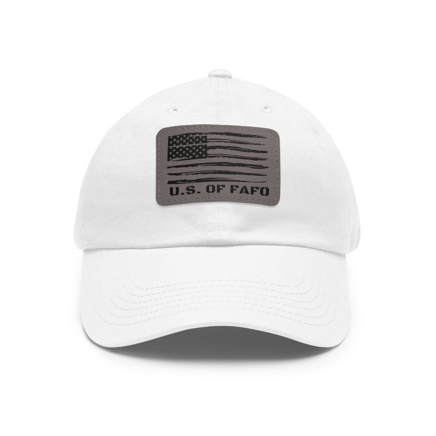 “THE UNITED STATES OF FAFO” Leather Patch Hat