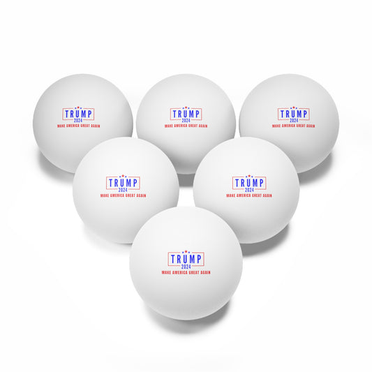Trump 2024 Ping Pong Balls, 6 pcs