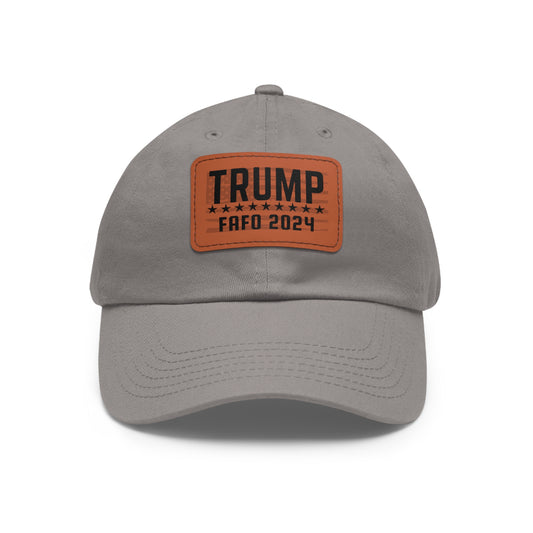 TRUMP FAFO ‘24 Leather Patch Hat